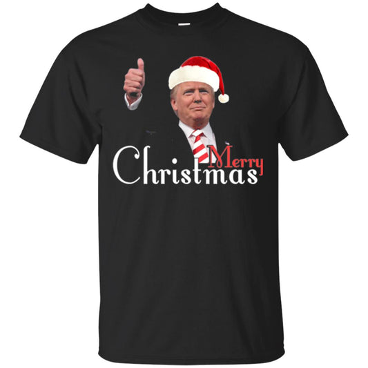 Trump Merry Christmas T-shirt Black