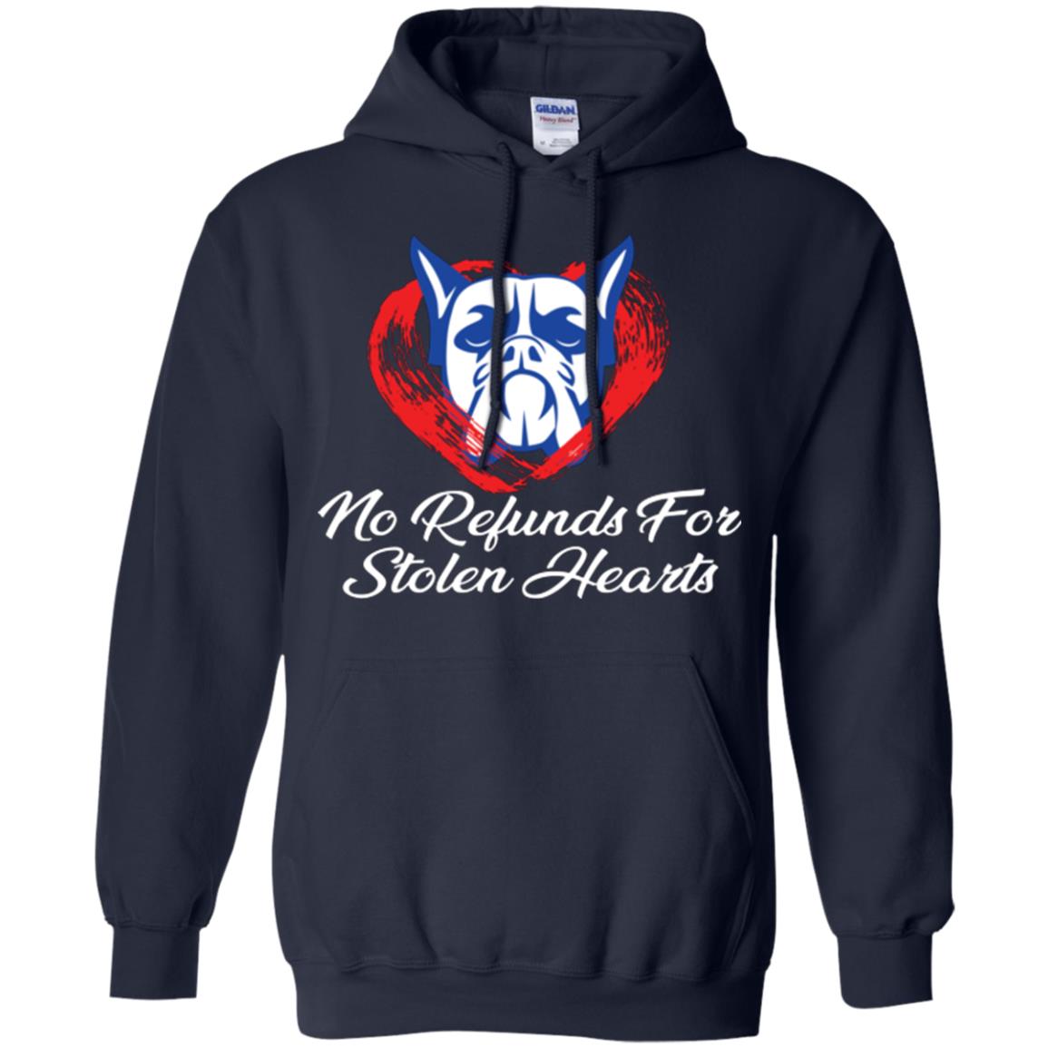 Dog Lover T-shirt No Refunds For Stolen Hearts Navy