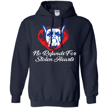 Dog Lover T-shirt No Refunds For Stolen Hearts Navy