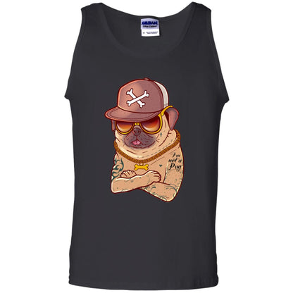 I'm Not A Pug Tattoo Dog Owner Shirt Black