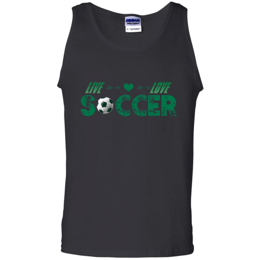 Live Love Soccer Shirt For Mens Or Womens Black