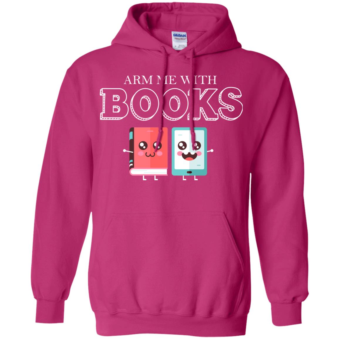 Arm Me With Books Gun Control T-shirt Heliconia