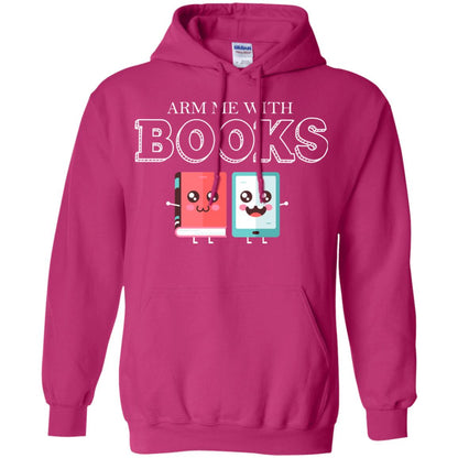 Arm Me With Books Gun Control T-shirt Heliconia