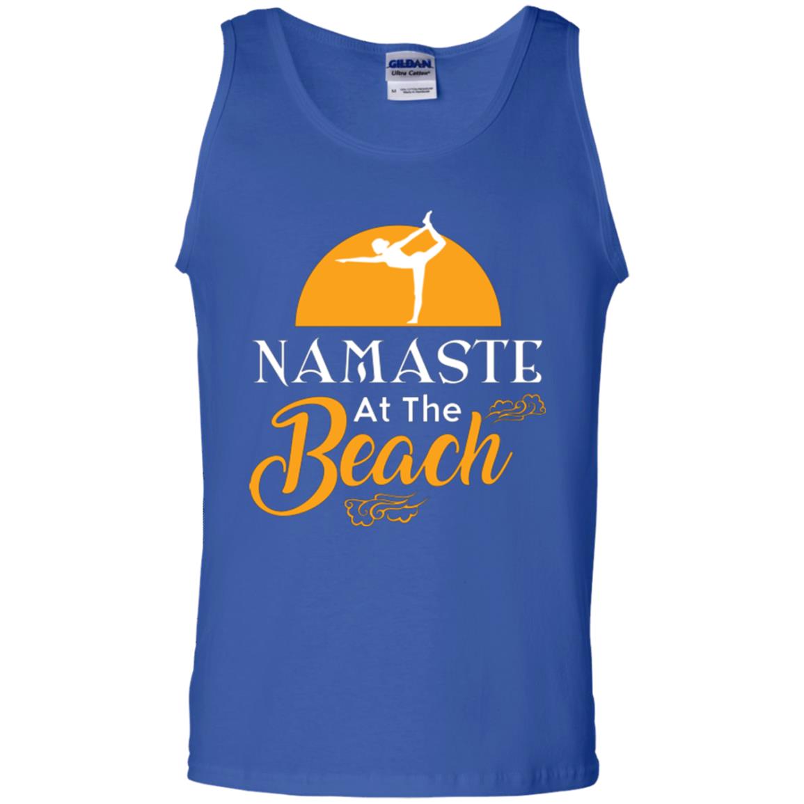 Yoga Lover T-shirt Namaste At The Beach Royal