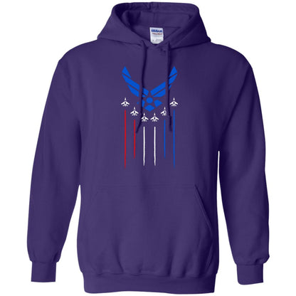 Air Force America Military Shirt Purple