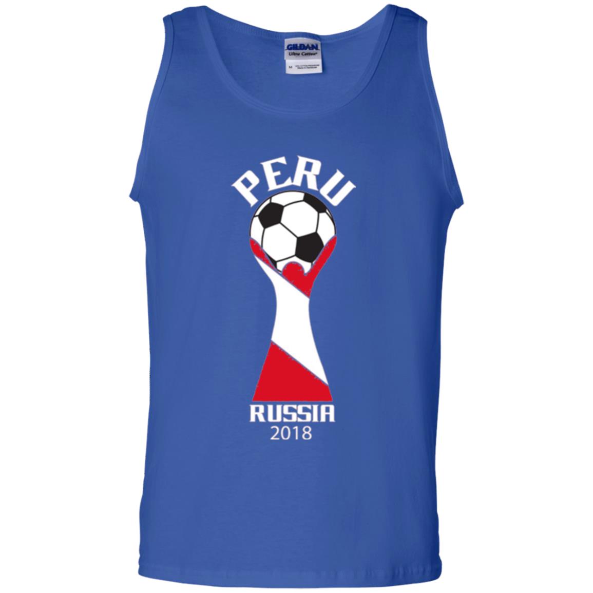 Football Lovers T-shirt Peru Russia 2108 Royal