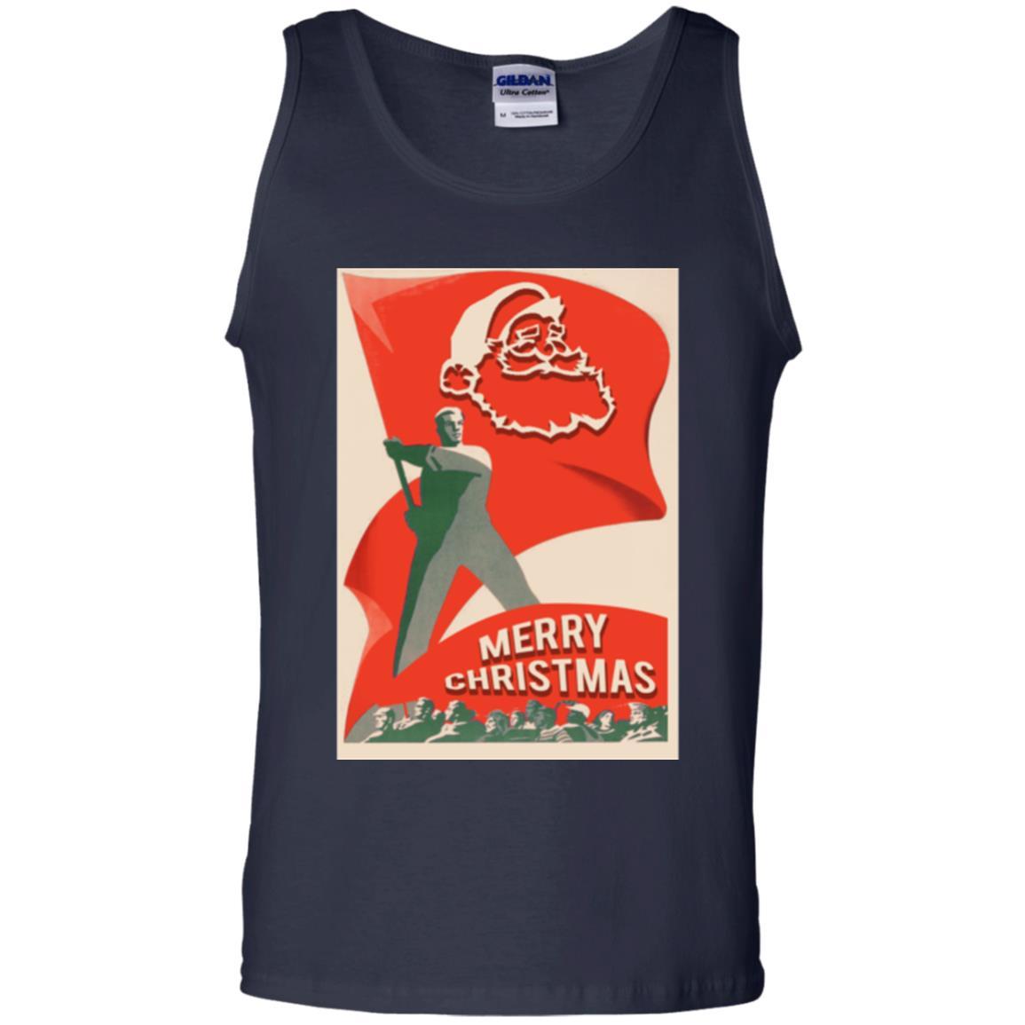 Santa Claus Merry Christmas Navy