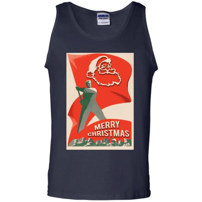 Santa Claus Merry Christmas Navy