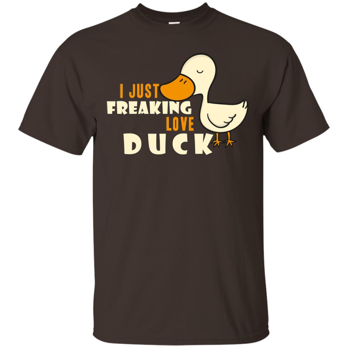 I Just Freaking Love Duck Shirt Dark Chocolate