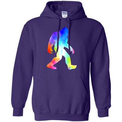Bigfoot Sasquatch Neon T-shirt Purple