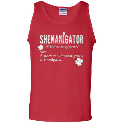 Shenanigator Shamrocks St. Patrick Day Shirt For Irish Red