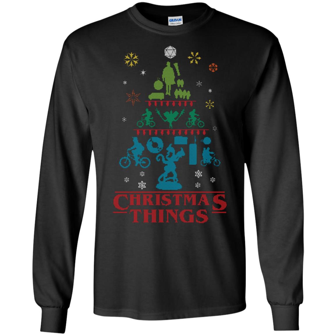 Christmas Things Shirts Black