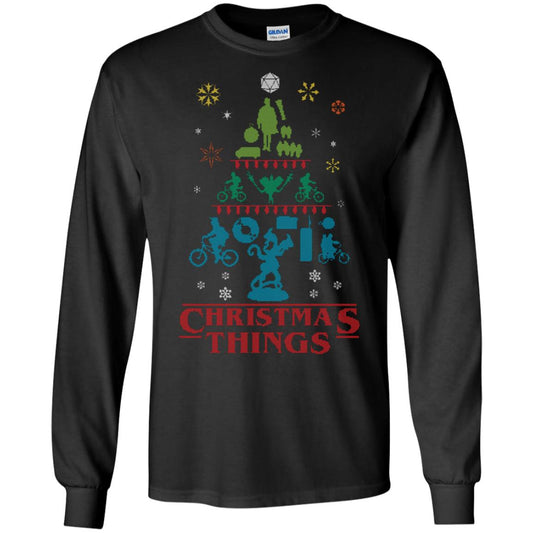 Christmas Things Shirts Black