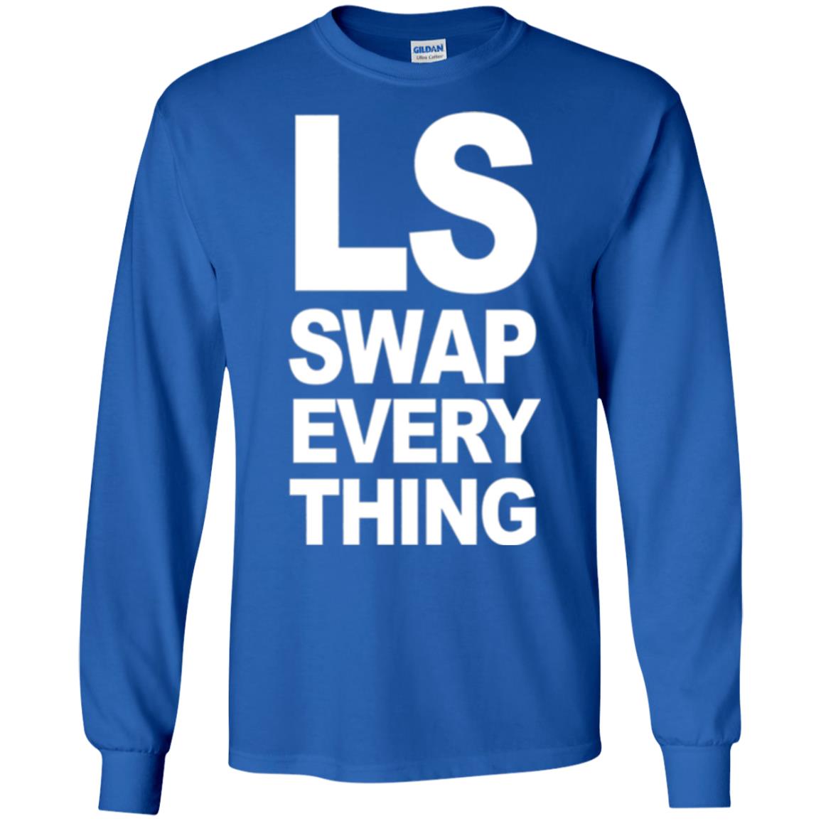 Trucker T-shirt Ls Swap Everything Royal