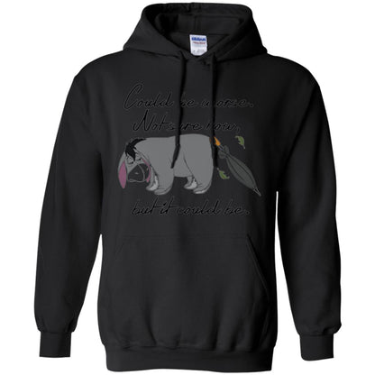 Cartoon T-shirt Could Be Worse Not Sure How But It Could Be Black