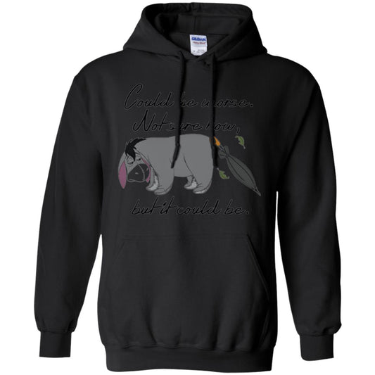 Cartoon T-shirt Could Be Worse Not Sure How But It Could Be Black