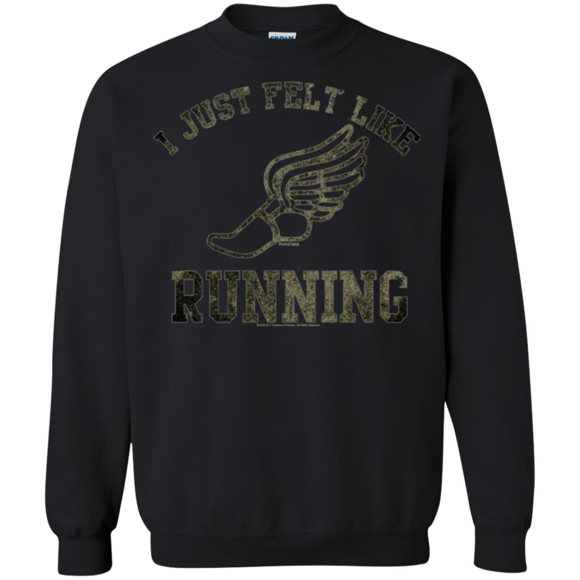 Movie T-shirt I Just Felt Like Running Black