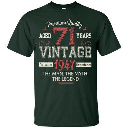 Legends Born In 1947 71 Years Old Vintage Awesome The Man The Myth The Legend Forest