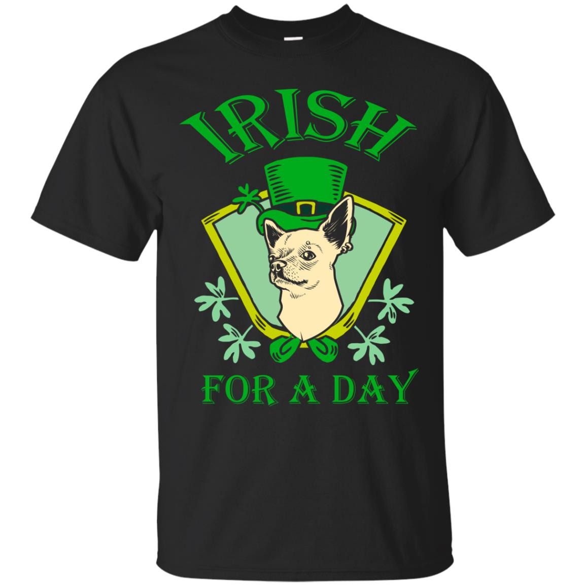 Saint Patrick's Day T-shirt Irish For A Day Black