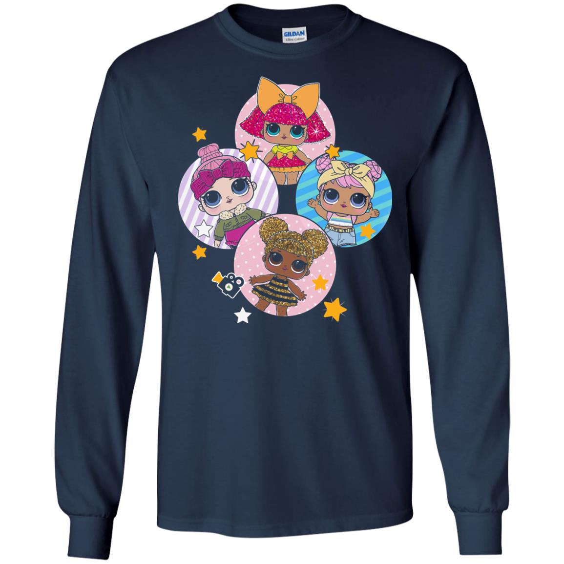 Dolls Lol Birthday #squadgoals Doll Lover T-shirt Navy