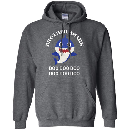 Brother Shark Family Shark Shirt Dark Heather