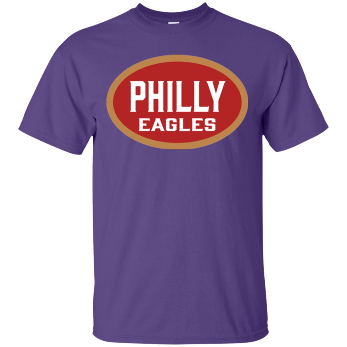 Football T-shirt Philly Eagles Purple