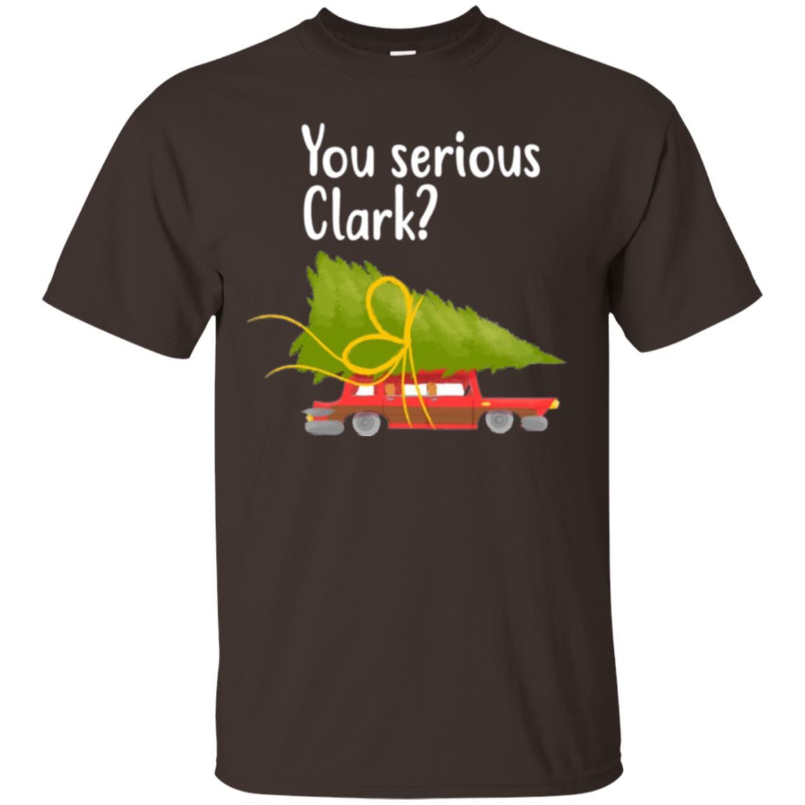 Christmas T-shirt You Serious Clark Griswold Dark Chocolate