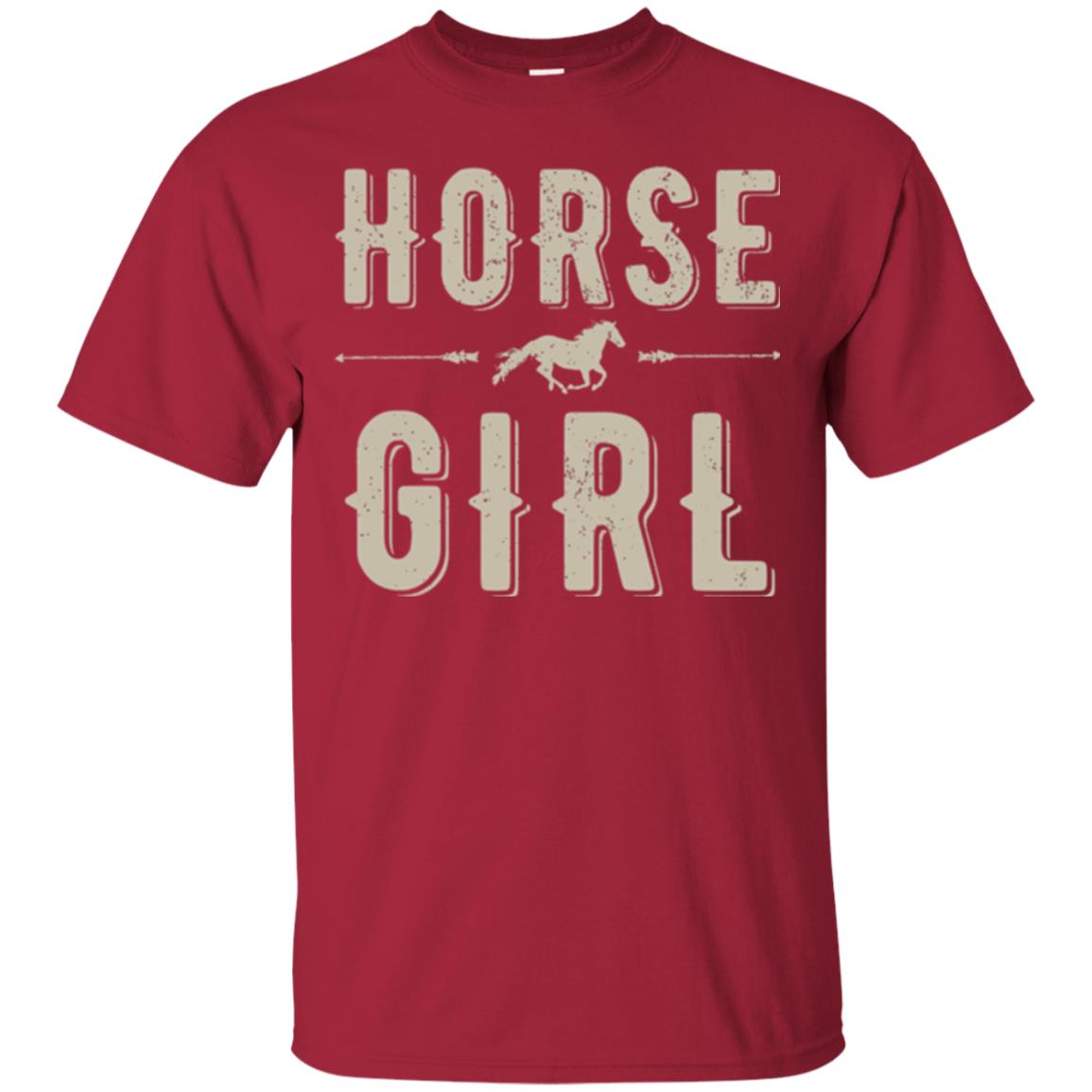Horse Girl T-shirt Cardinal