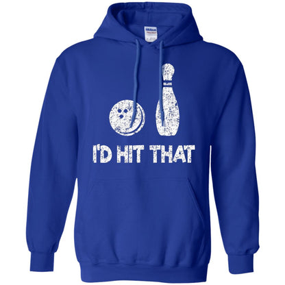 Funny Bowling Lover T-shirt T-shirt I_d Hit That Royal