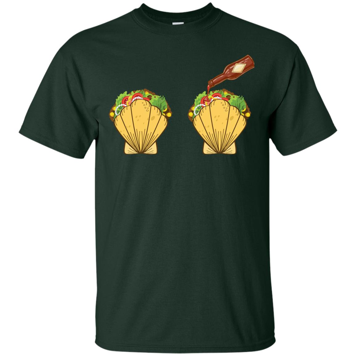 Mermaid Shell T-shirt Taco Bra And Spicy Chili Sauce Forest