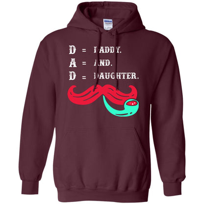 Daddy And Daughter Dad Shirt For Father_s Day Maroon