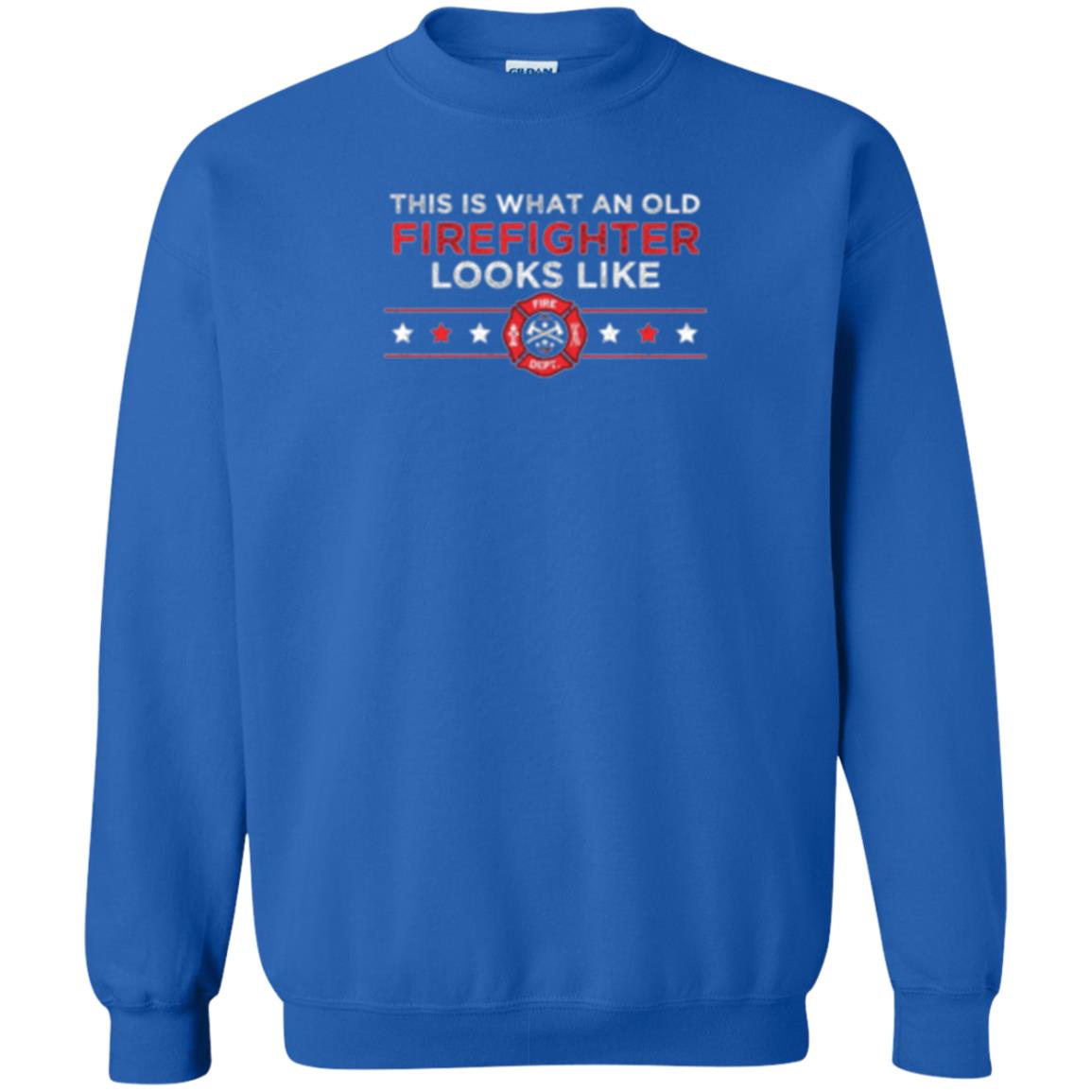 This Is What An Old Firefighter Looks Like T-shirt Royal