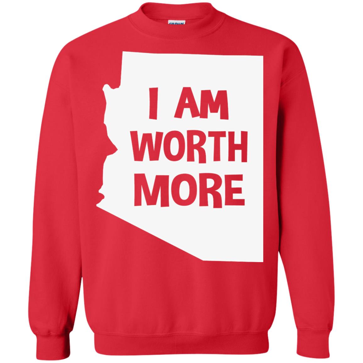 Arizona Teacher Shirt I Am Worth More Red
