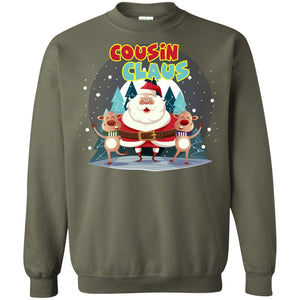 Cousin Claus Matching Family X-mas Gift ShirtG180 Gildan Crewneck Pullover Sweatshirt 8 oz.