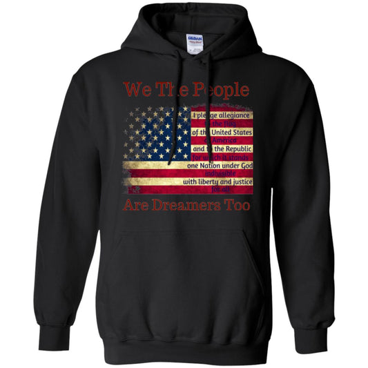 Americans We Are People Are Dreamers Too T-shirt Black