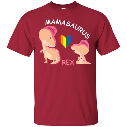Mamasaurus Rex Lgbt Shirt Cardinal
