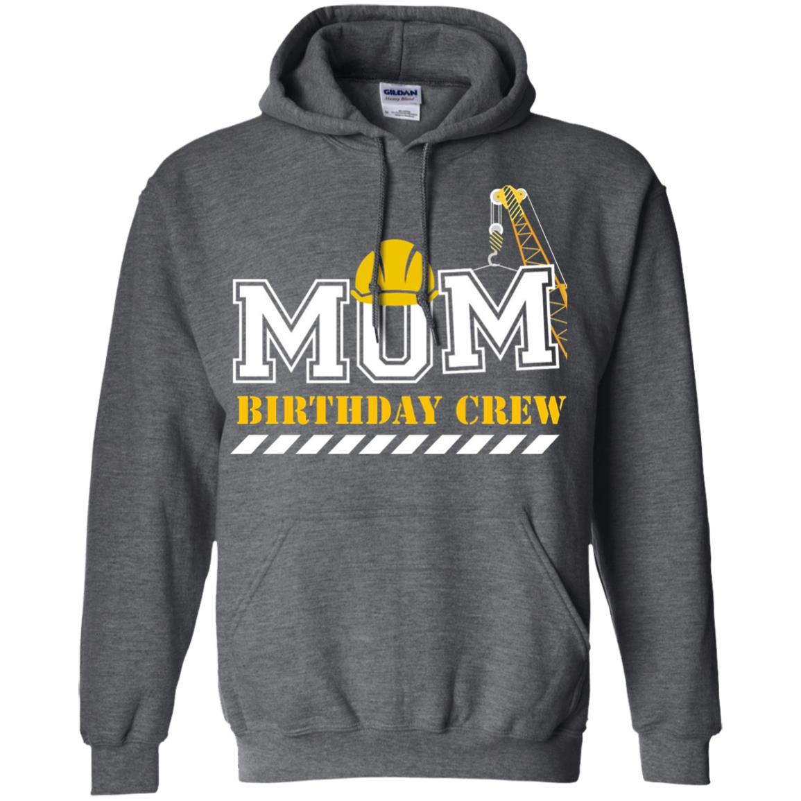 Mom Birthday Crew Mommy T-shirt Dark Heather