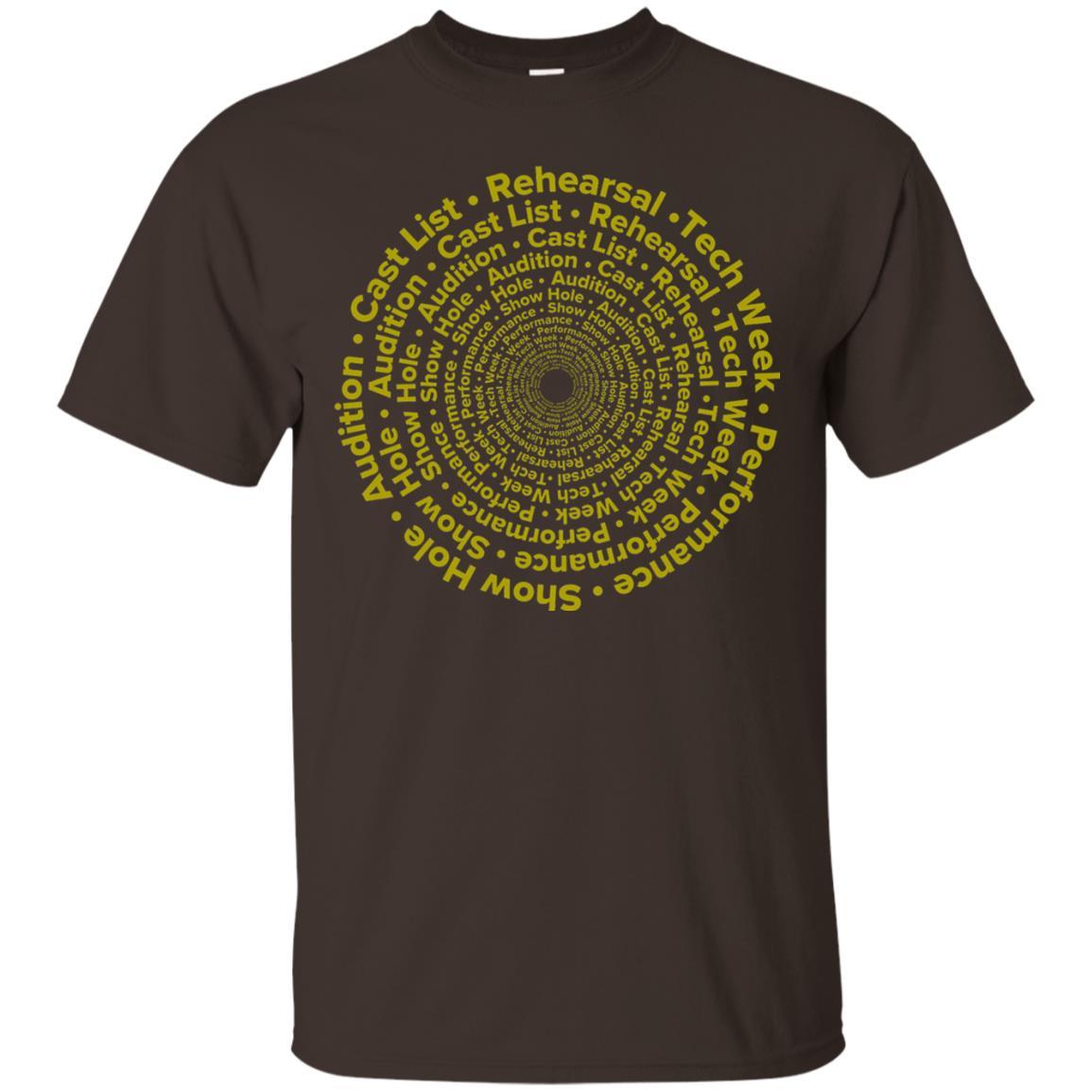 Actor T-shirt Circle Of Life Stages Dark Chocolate