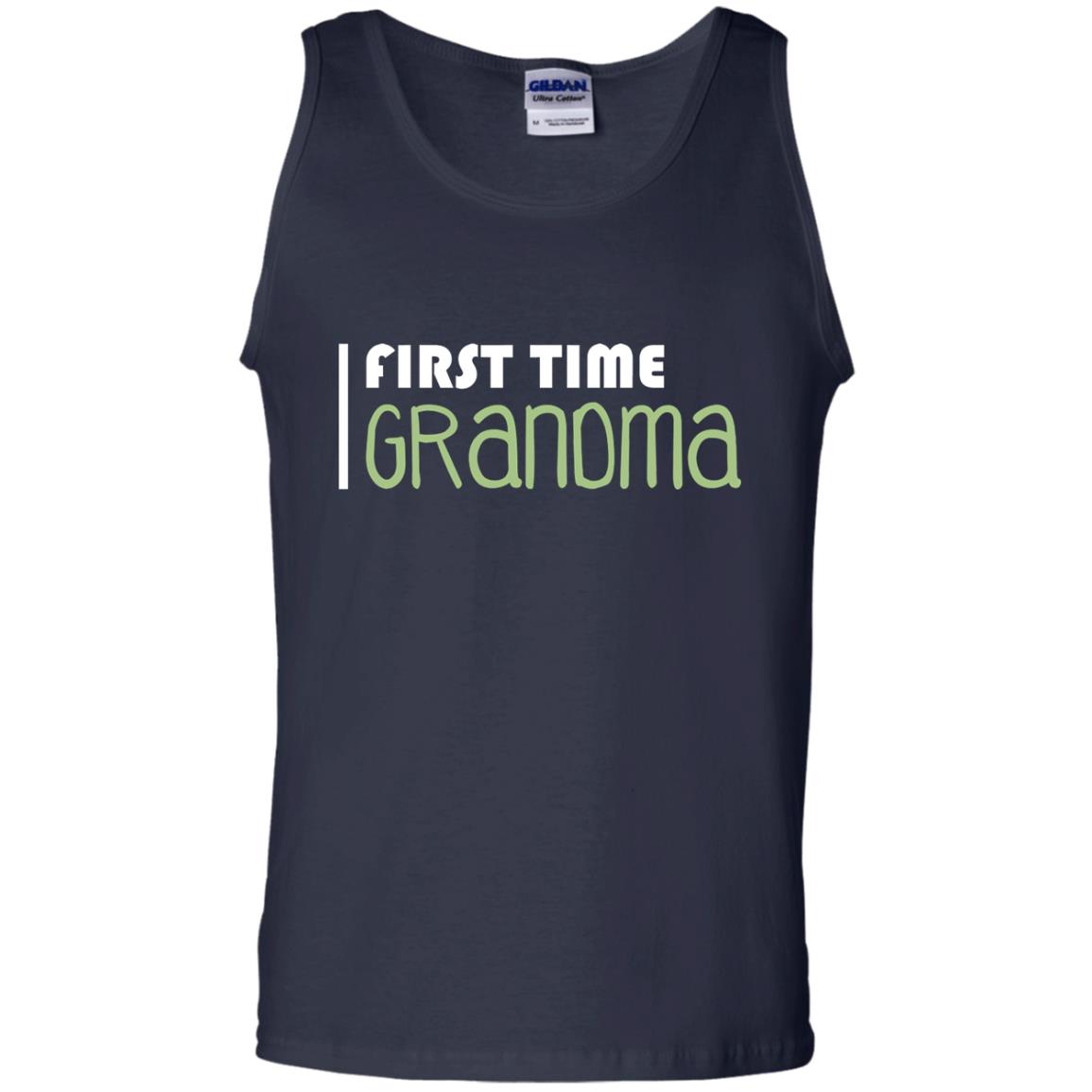 First Time Grandma Shirt Navy