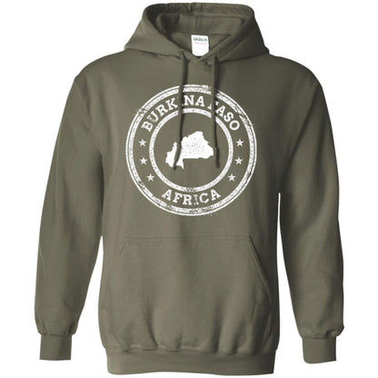 Burkina Faso Africa Passport Stamp T-shirt Military Green