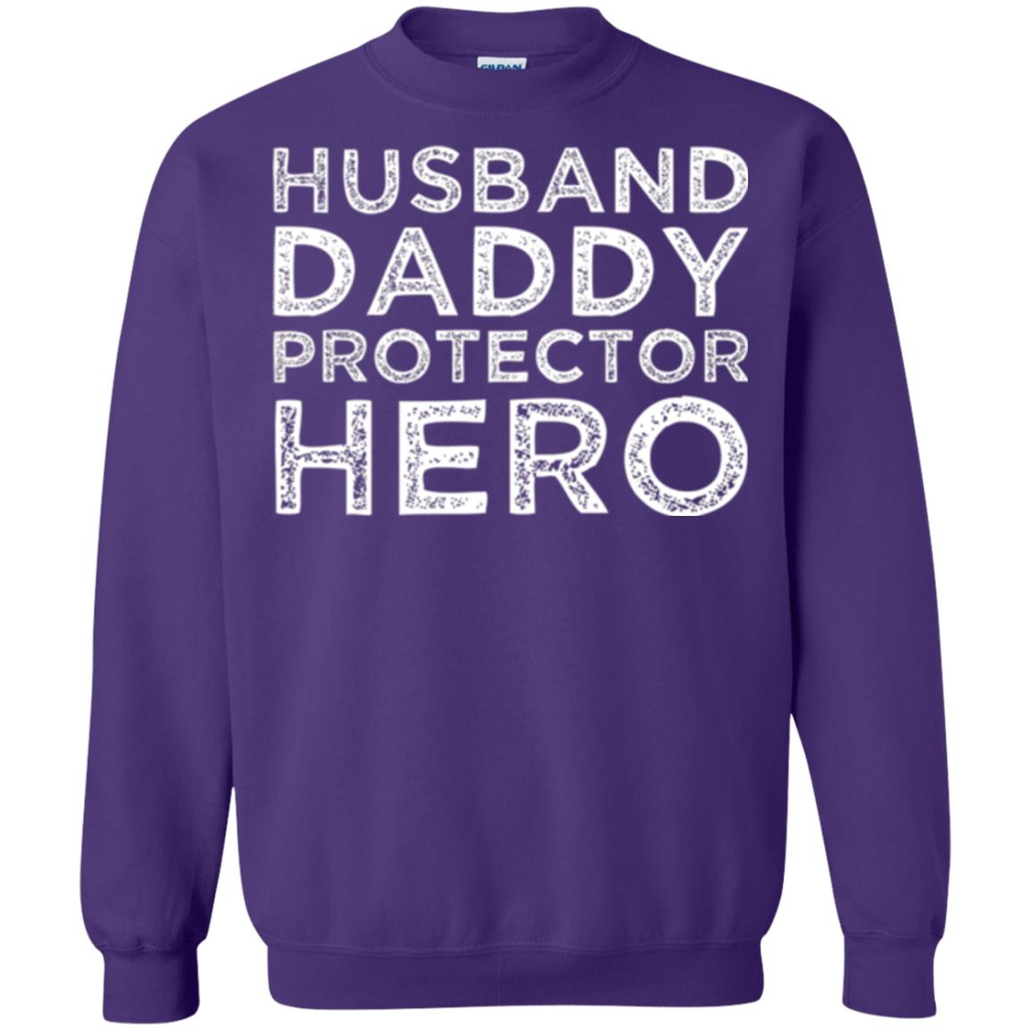 Husband Daddy Protector Hero T-shirt Purple