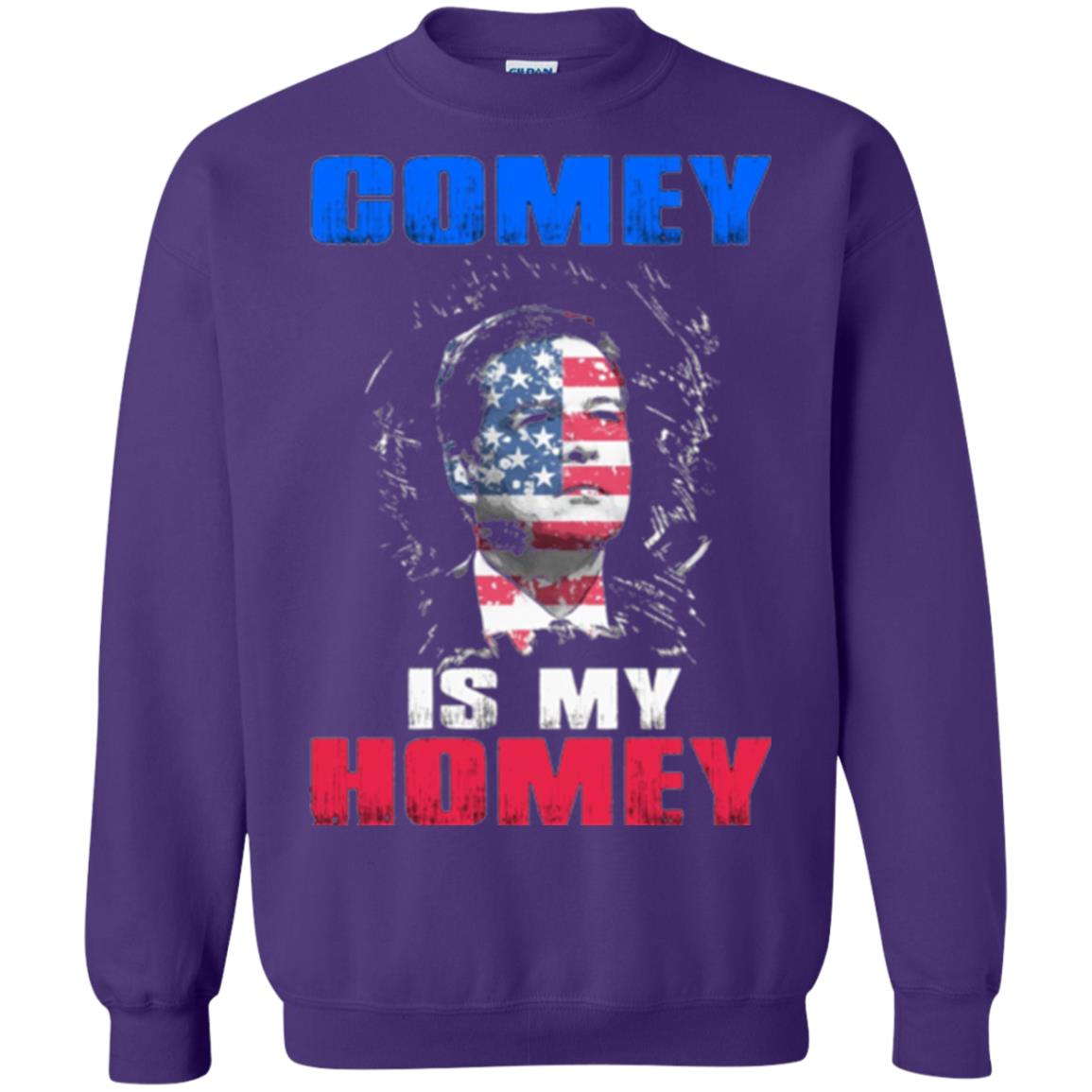 Fbi Director T-shirt Comey Is My Homey T-shirt Purple