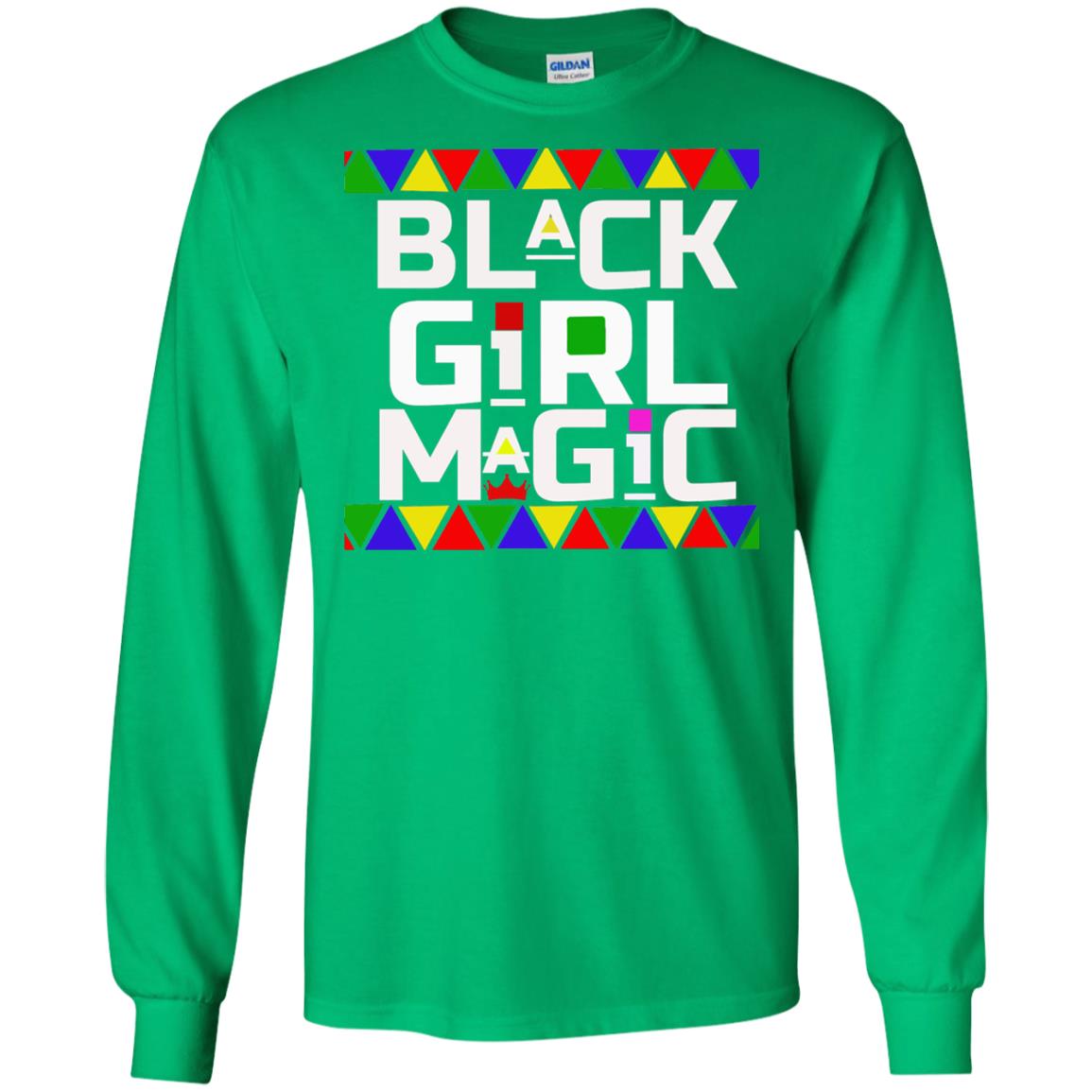 Black Girl Magic Black History African Pride T-shirt Irish Green