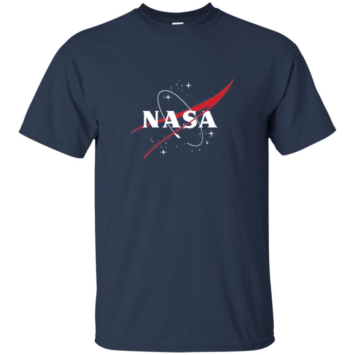 Nasa Full Blue Logo Graphic T-Shirt Navy