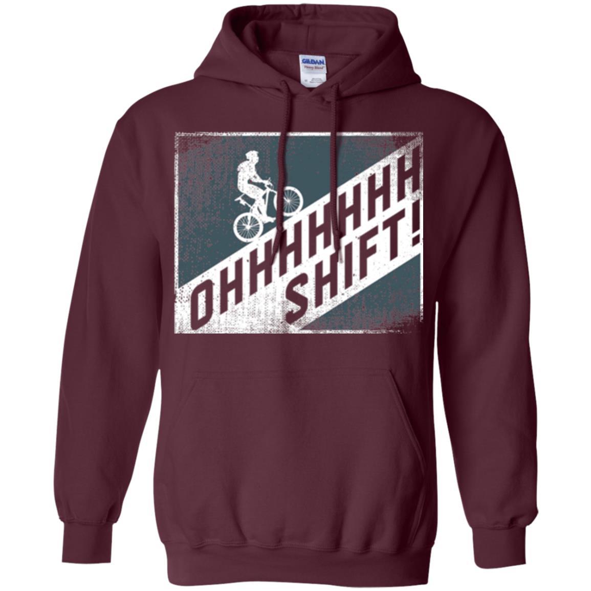 Cyclist T-shirt Oh Shift Maroon