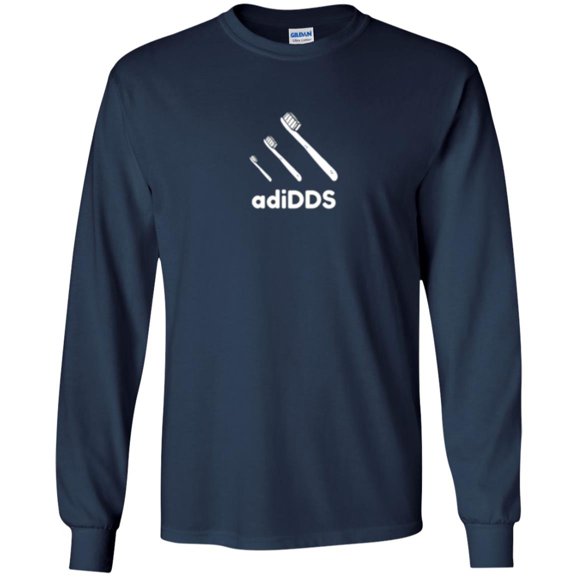 Dentist T-shirt Tooth Brush Adidds T-shirt Navy