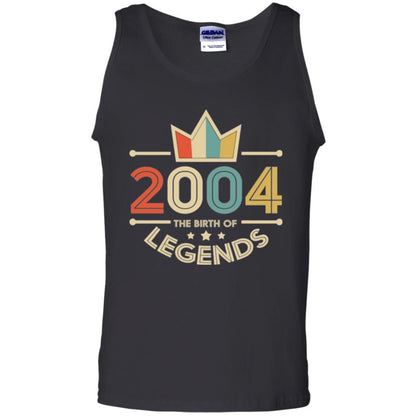 Christmas T-shirt Vintage 2004 The Birth Of Legends Black
