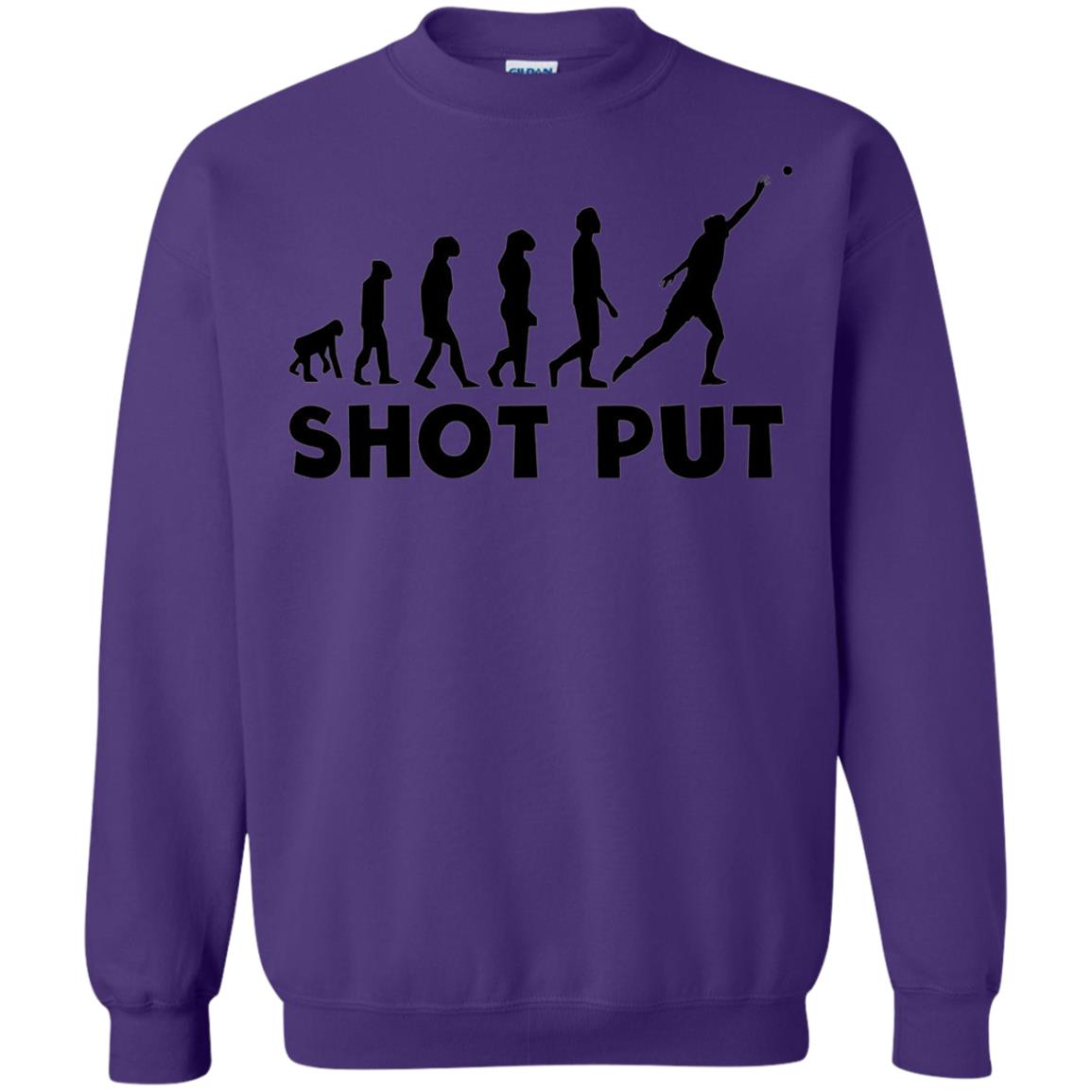 Funny Shot Put Evolution T-shirt Purple