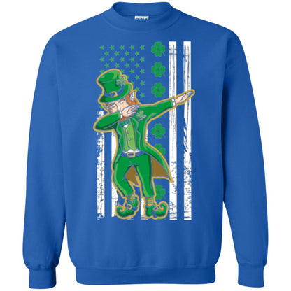 Dabbing Leprechaun St. Patrick's Day T-shirt Royal
