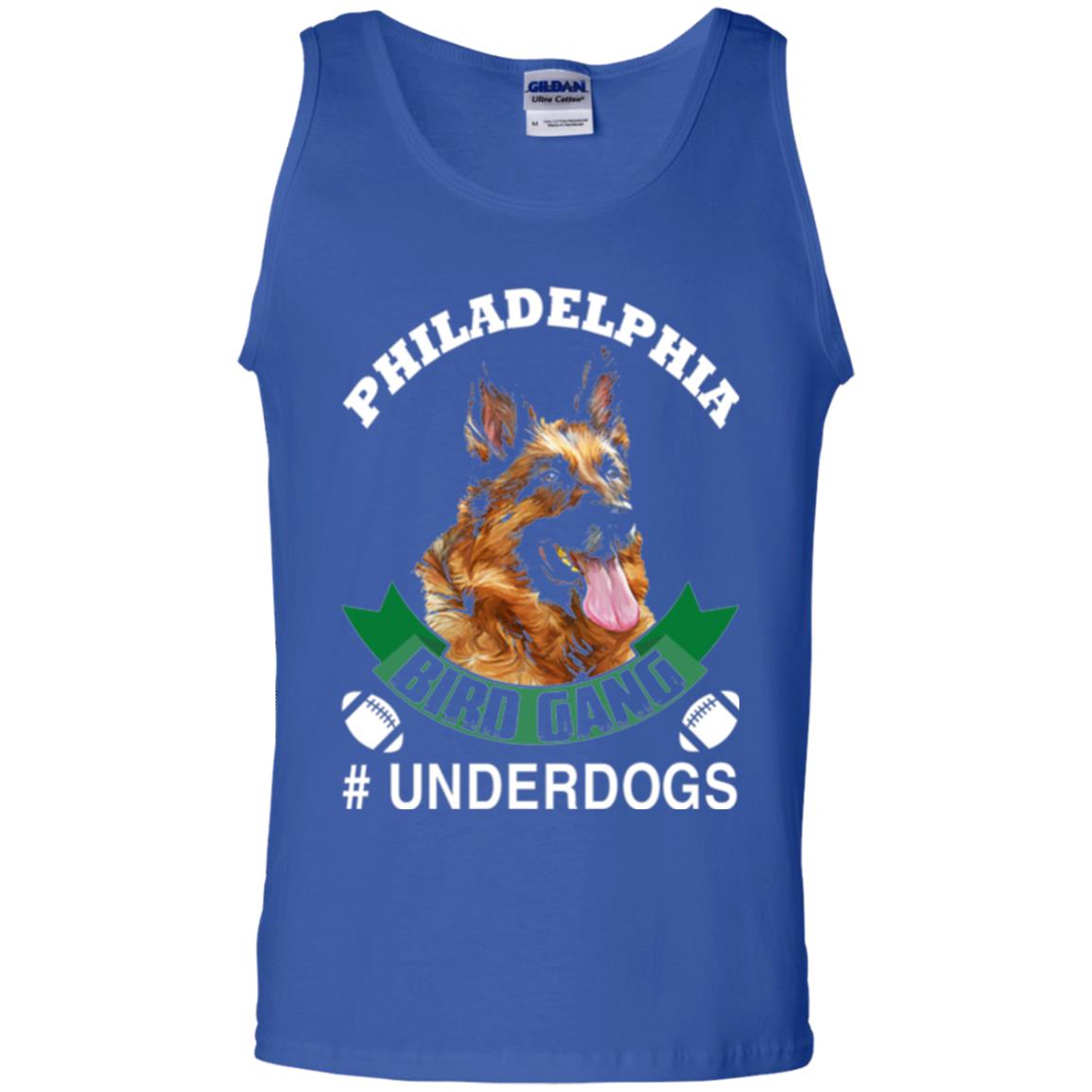 Football Lover T-shirt Philadelphia Bird Gang Underdogs 2018 Royal